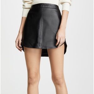 BB Dakota Leather Skirt